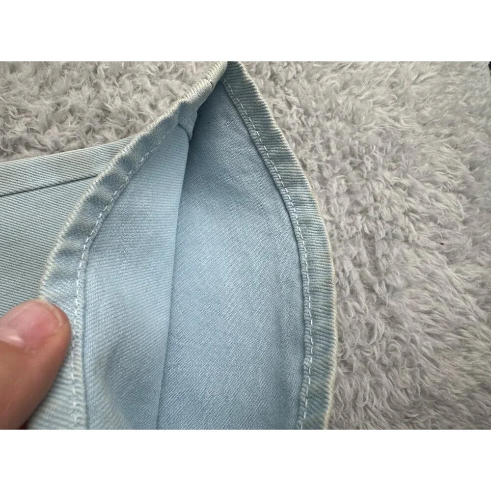 Big Star Womens Light Wash Denim Capri Jeans Size 25R 100% Cotton Made In USA NW - Picture 14 of 16